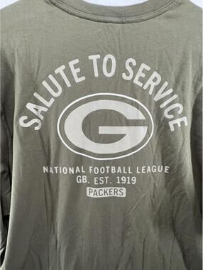 Nike Salute To Service Green Bay Packers Sideline Long Sleeve Shirt Mens XL NWT